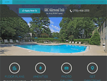 Tablet Screenshot of krcalderwoodtrails.com